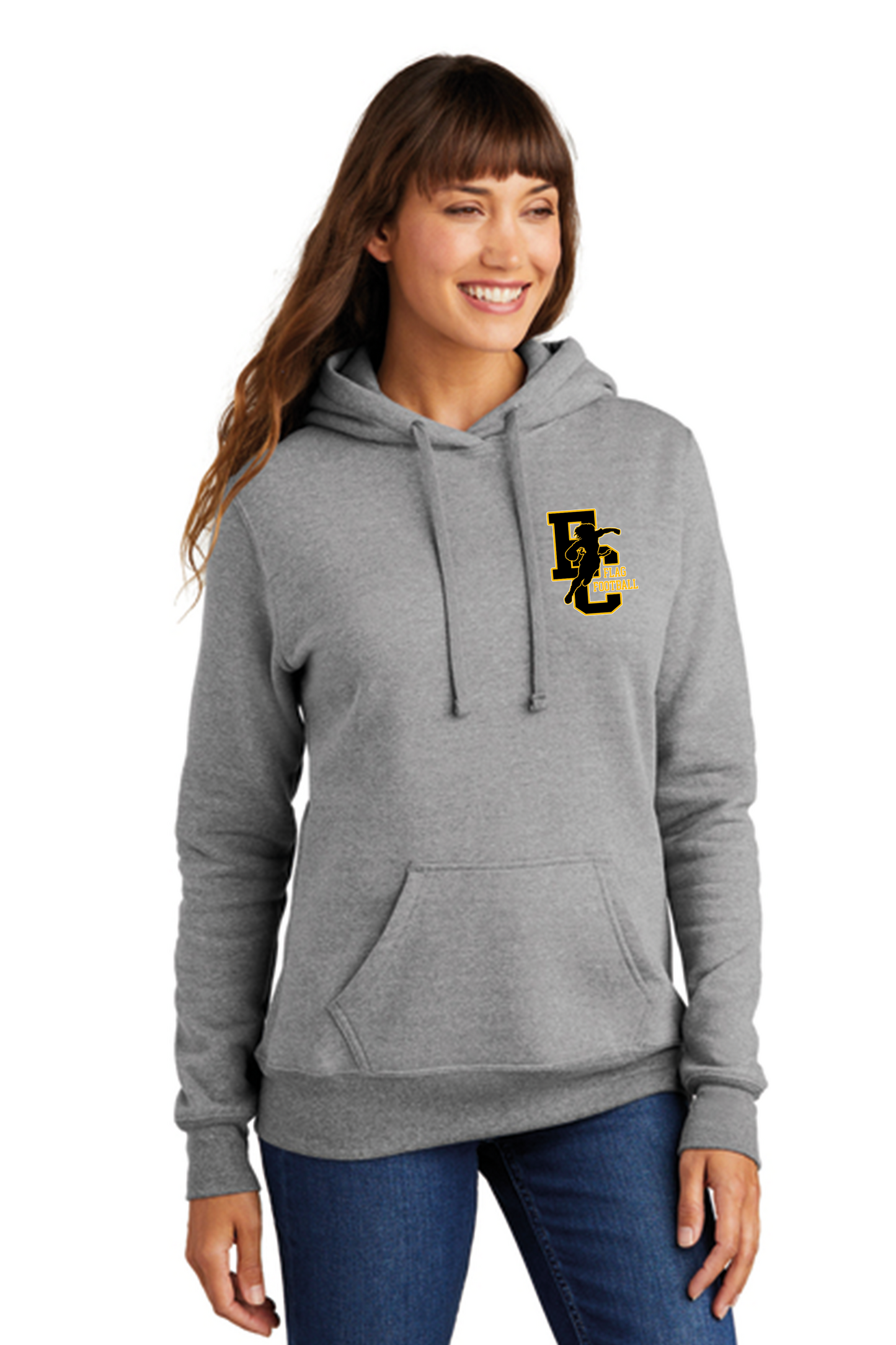 El Capitan Port & Co Women's Core Fleece Pullover Hooded Sweatshirt