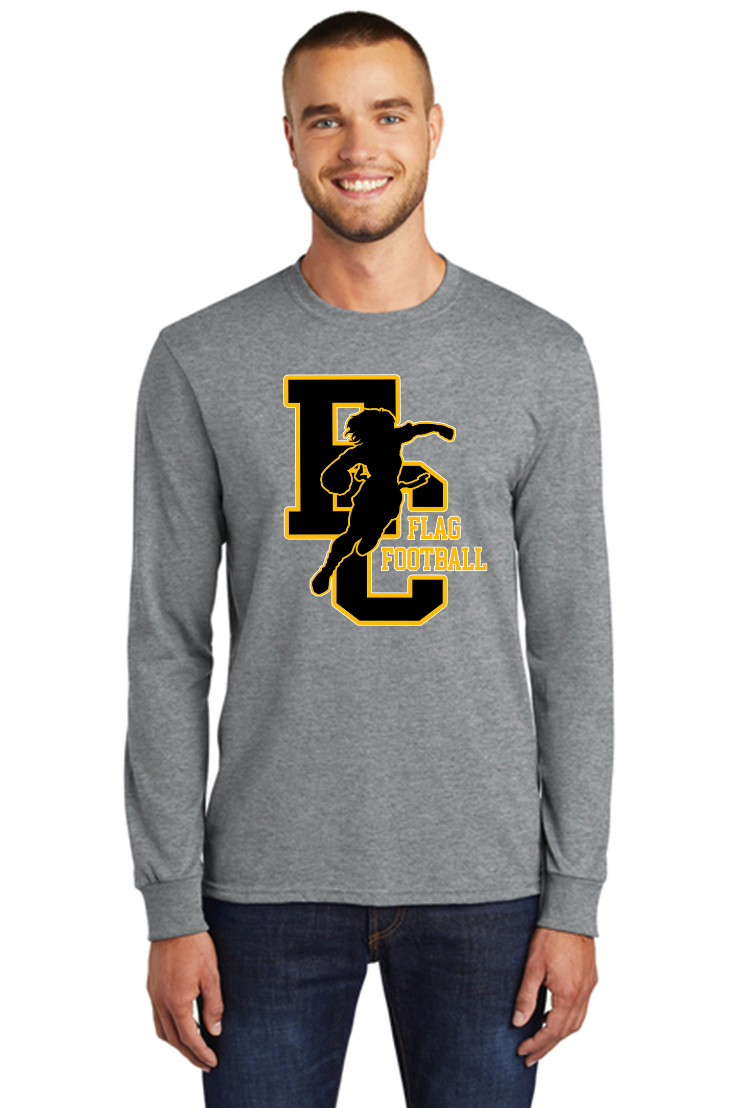 El Capitan Port & Co Long Sleeve Core Blend Tee