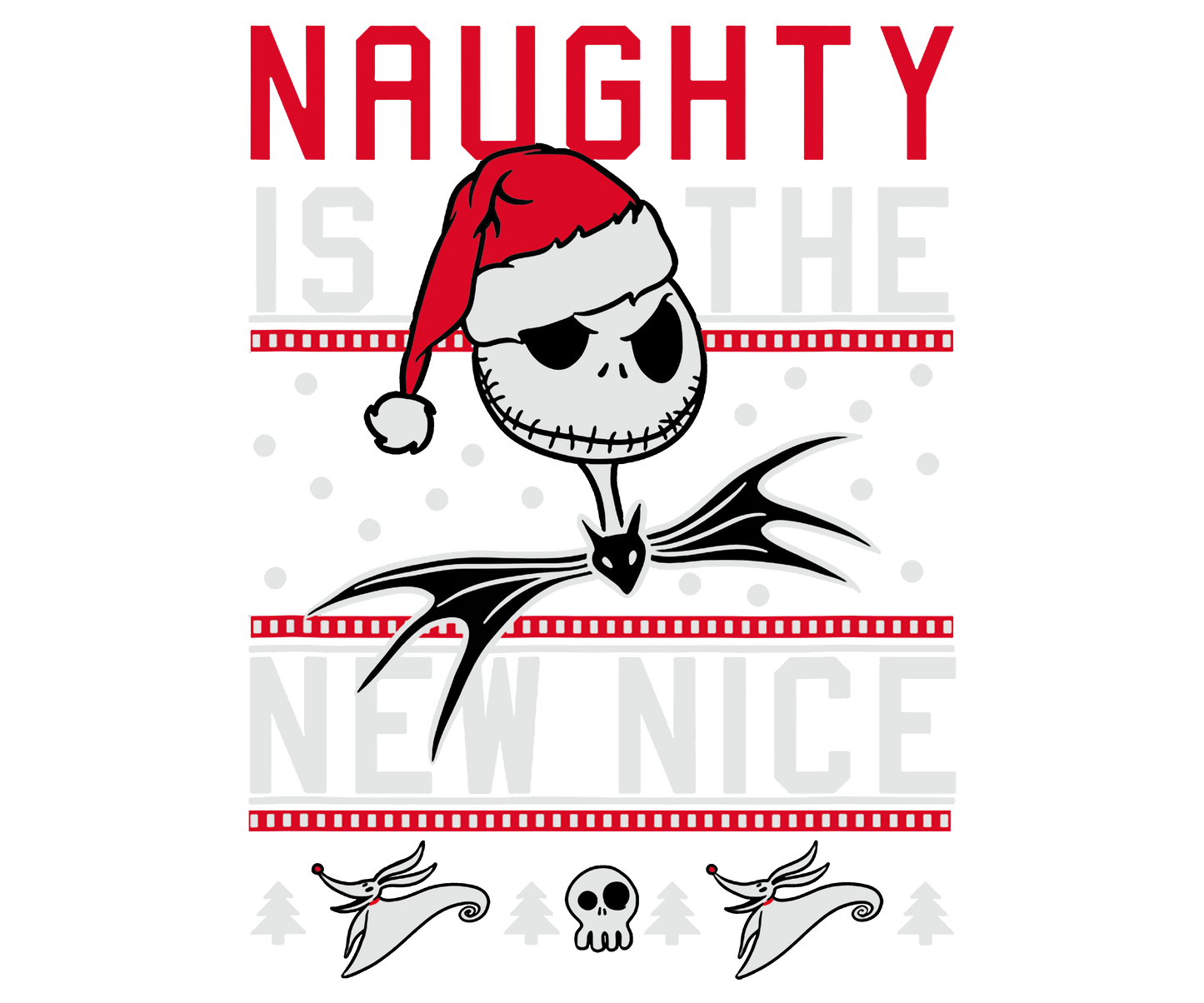 Naughty is the New Nice DTF Print