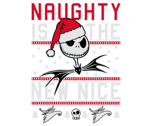 Naughty is the New Nice DTF Print