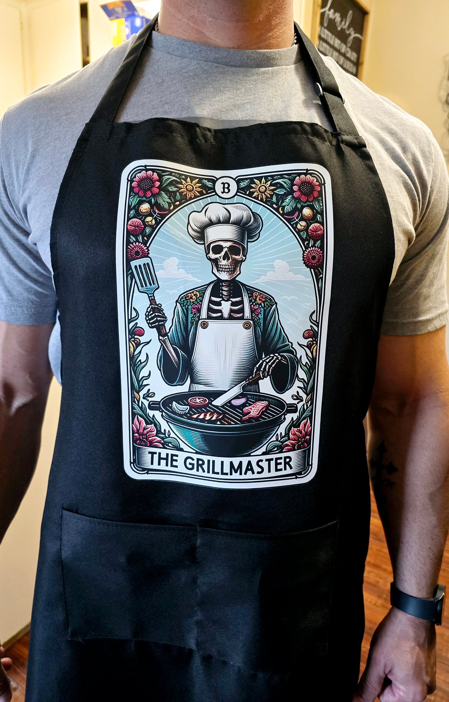 Grill Master Tarot Card Apron