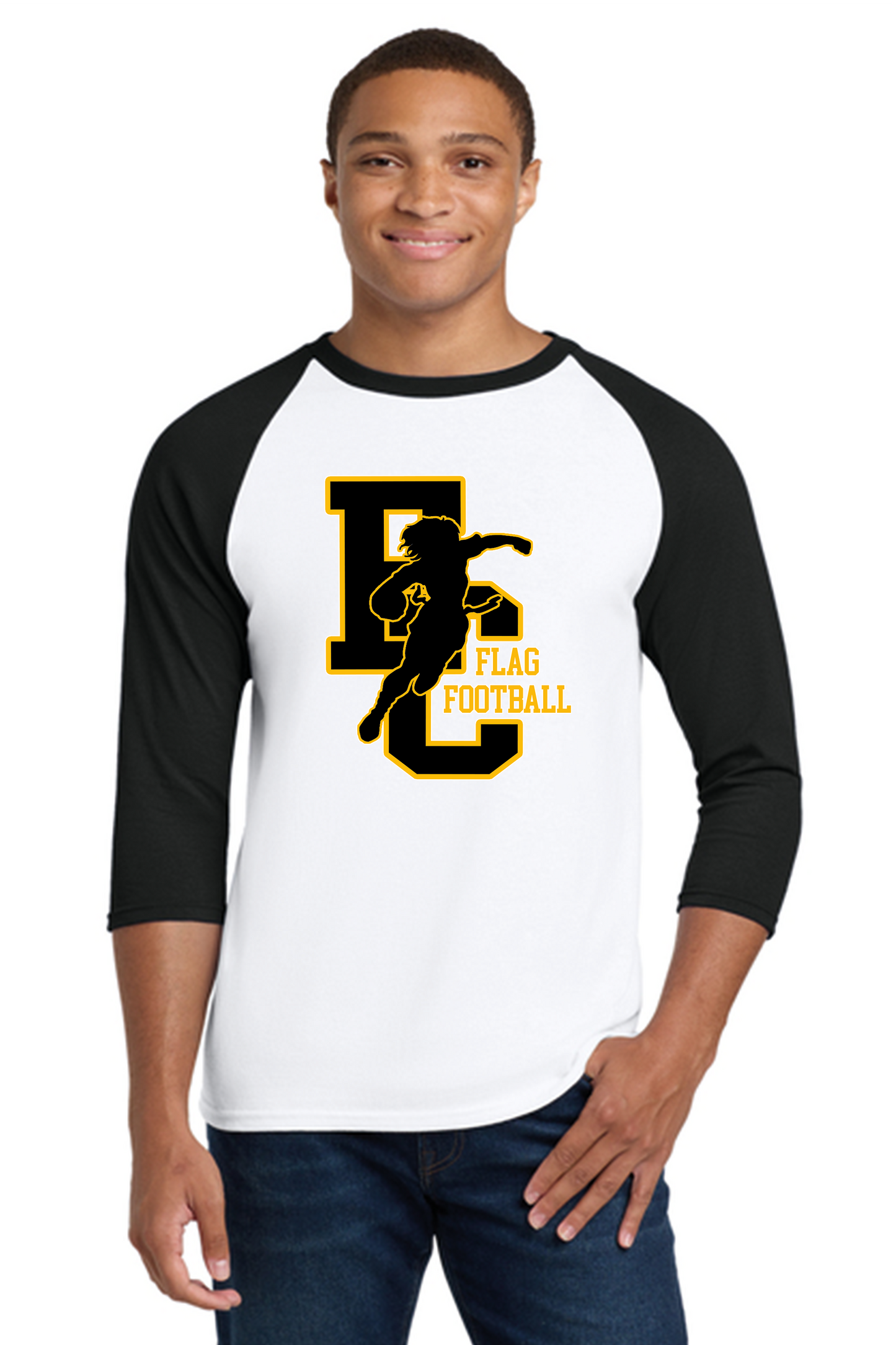 El Capitan Gildan Heavy Cotton 3/4-Sleeve Raglan T-Shirt
