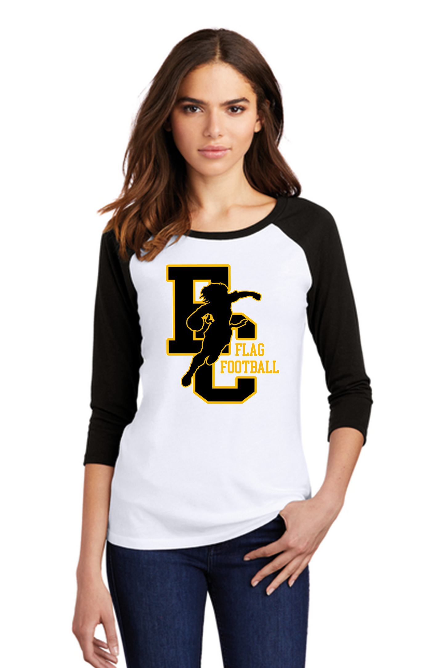 El Capitan District Women’s Perfect Tri 3/4-Sleeve Raglan