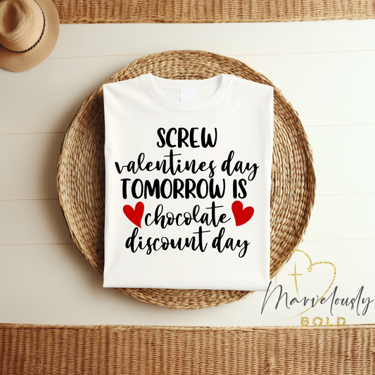 Tomorrow is National Chocolate Discount Day DTF print