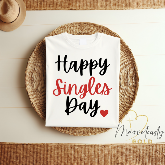 Happy Singles Day DTF Print