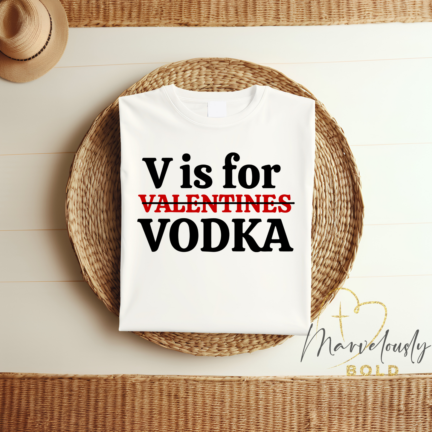 V is for Vodka DTF Print