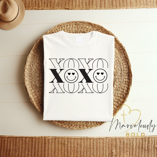 XOXO Smile DTF Print