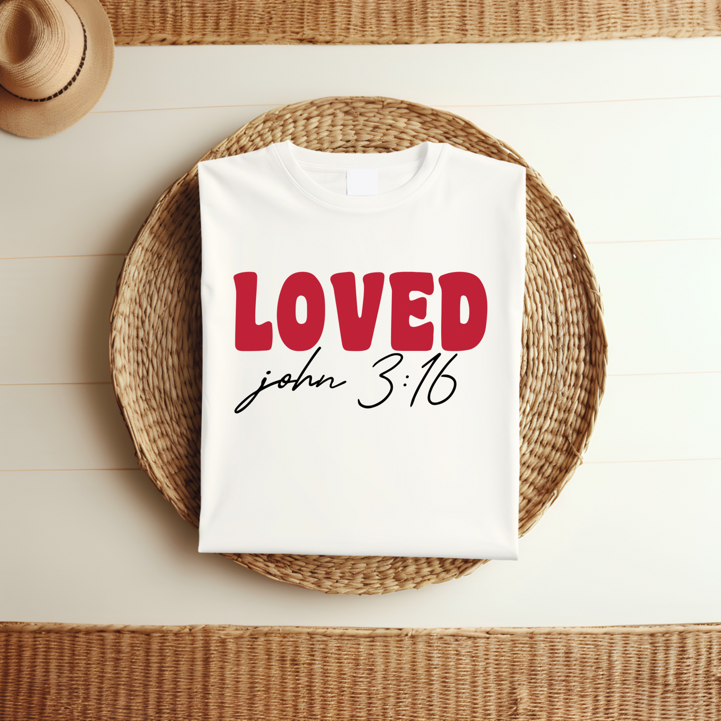 Loved John 3:16 DTF Print