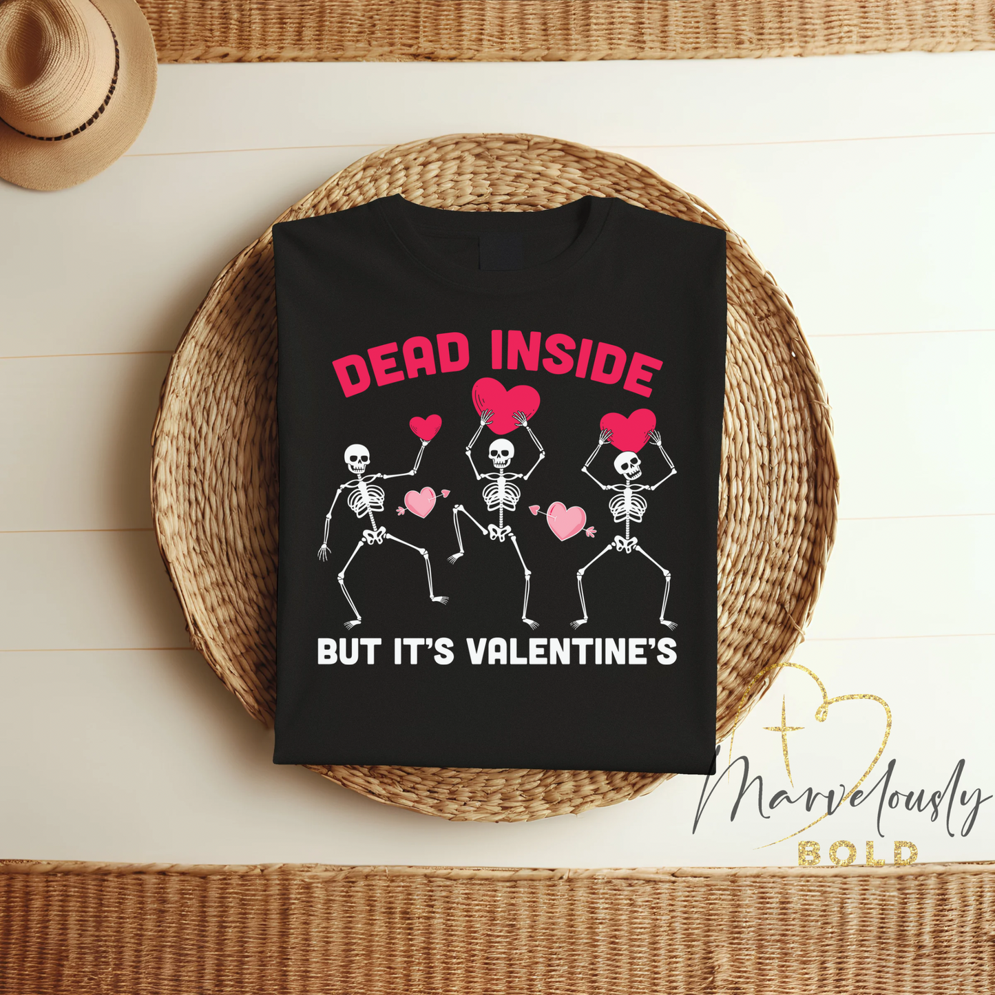 Dead Inside But It’s Valentine’s Day DTF Print