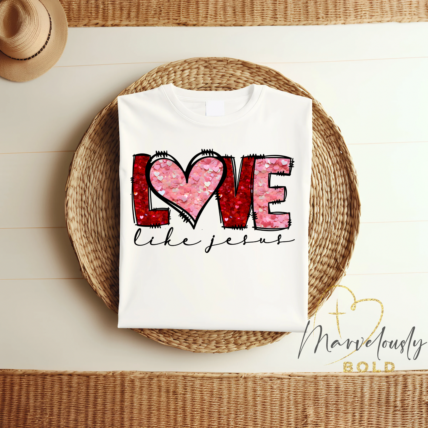 Love Like Jesus DTF Print