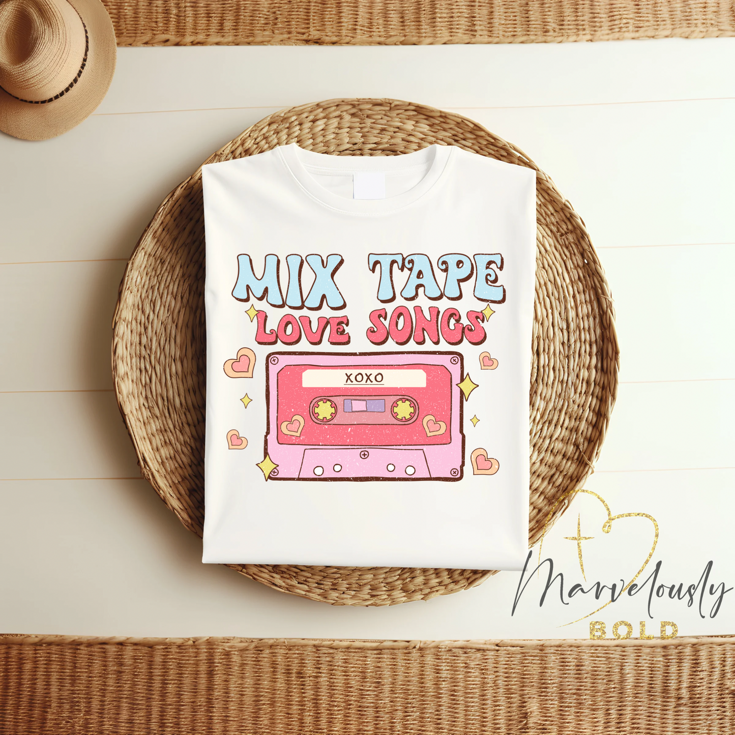 Mixtape Love Songs DTF Print