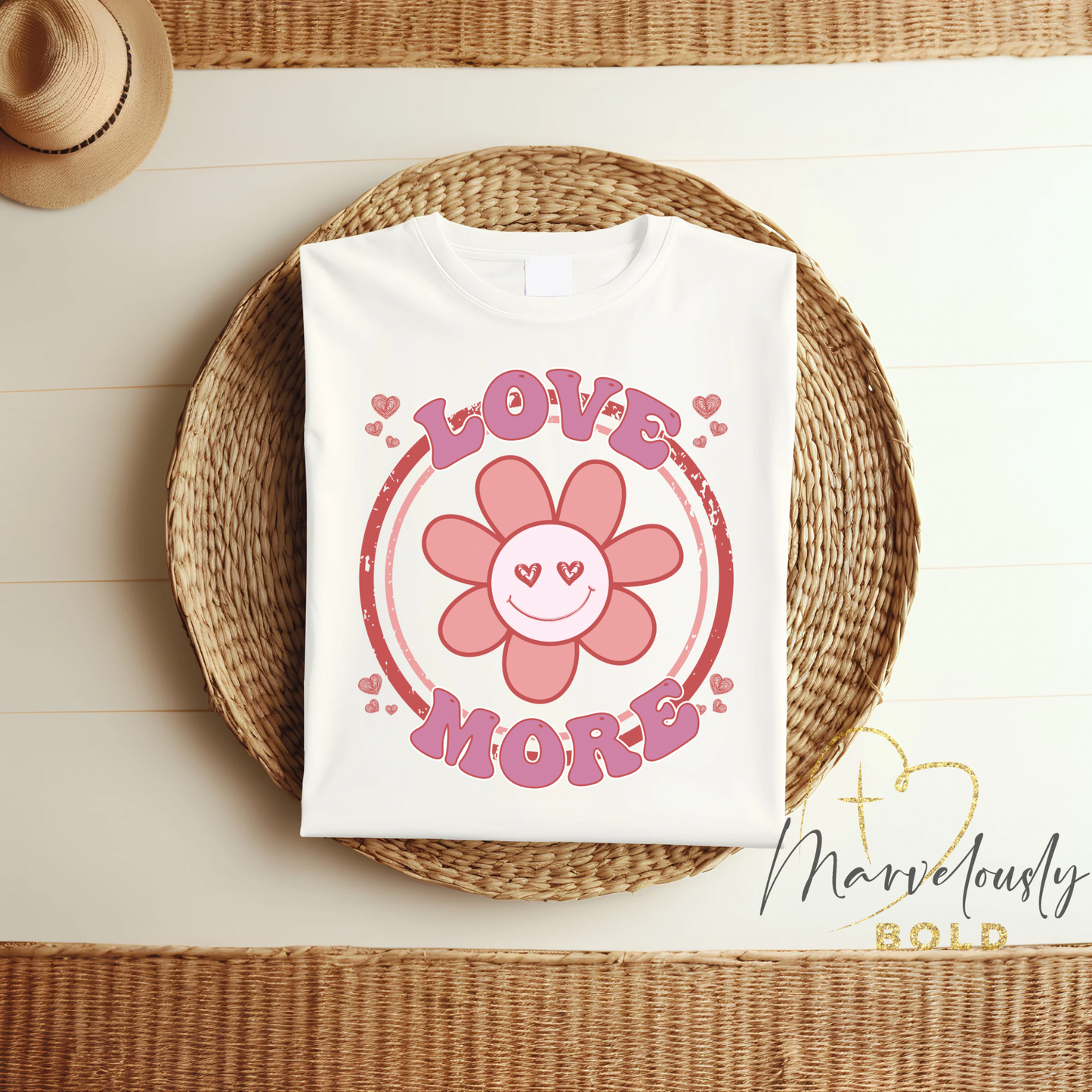 Love More (Flower) DTF Print