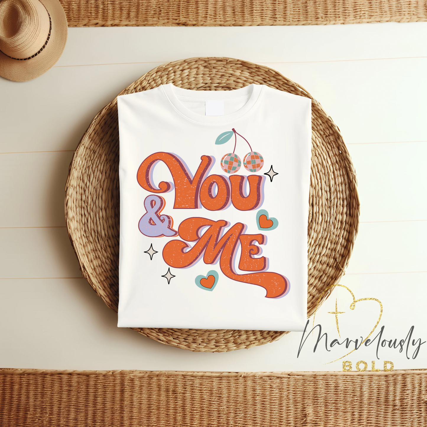 You & Me DTF Print