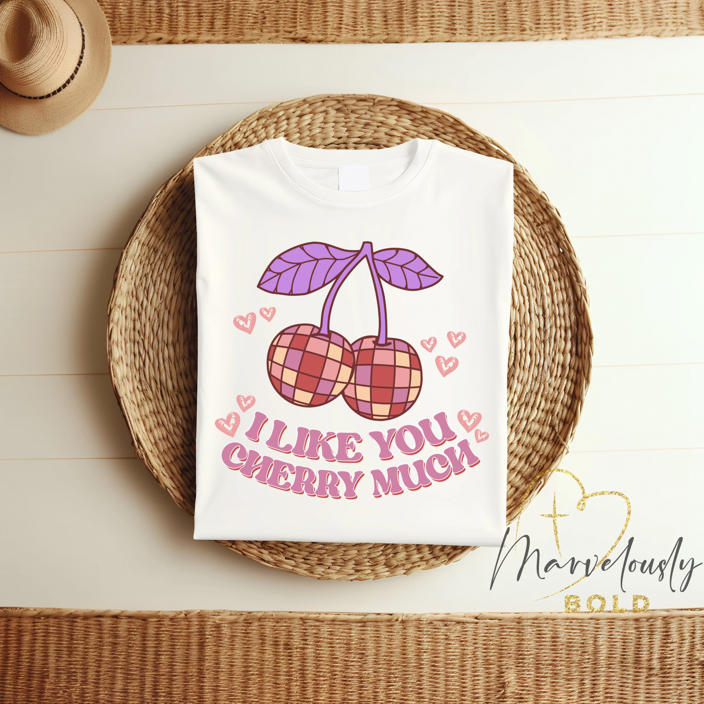 I Like You Cherry Much DTF Print