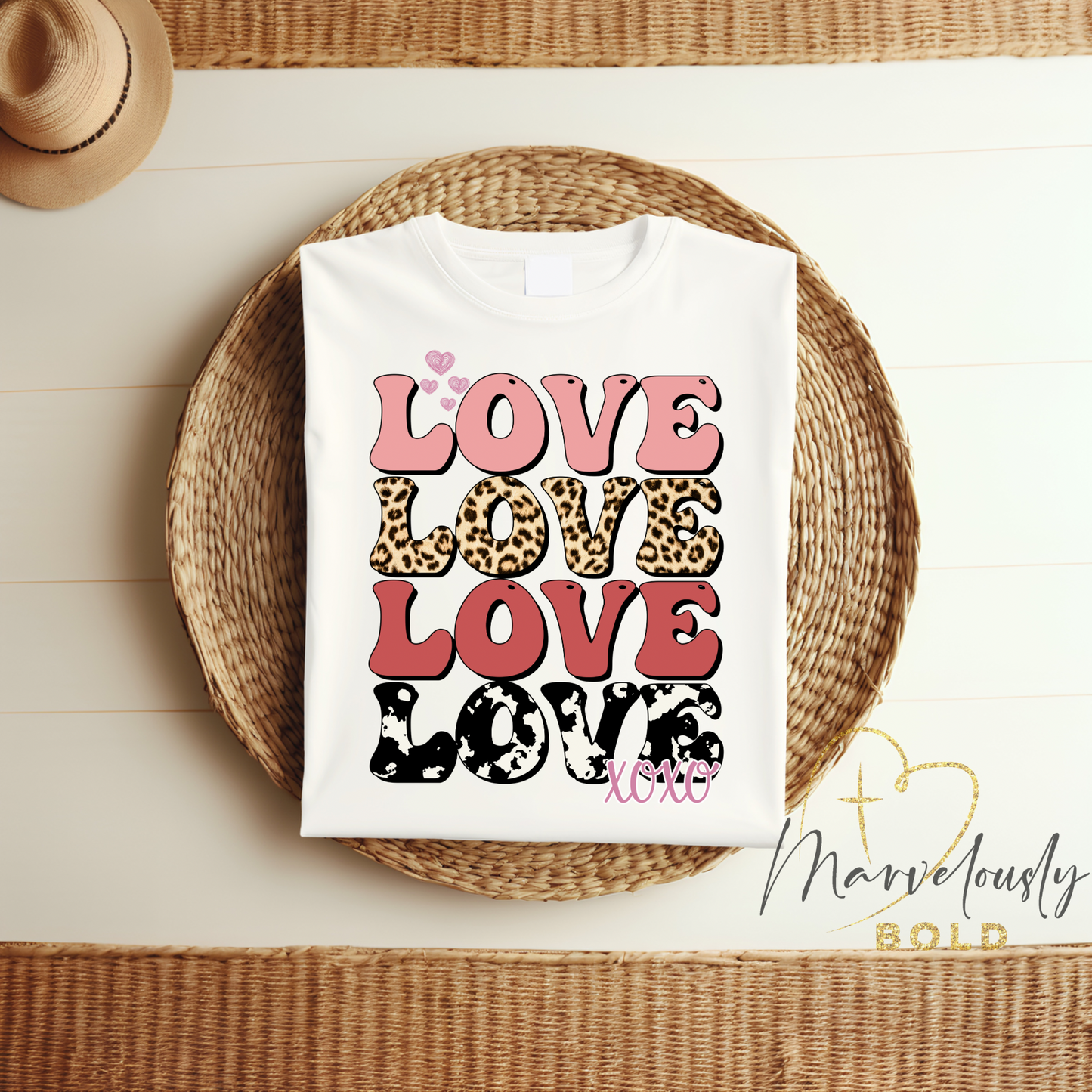 LOVE (Animal Prints) DTF Print