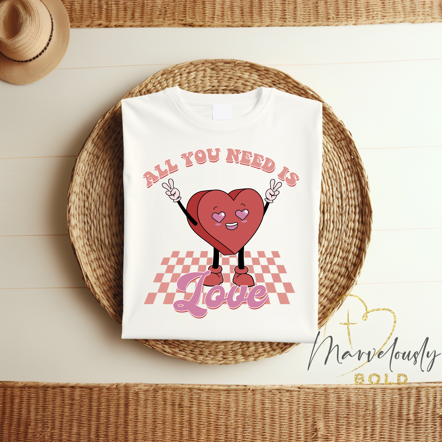 All You Need Is Love DTF Print