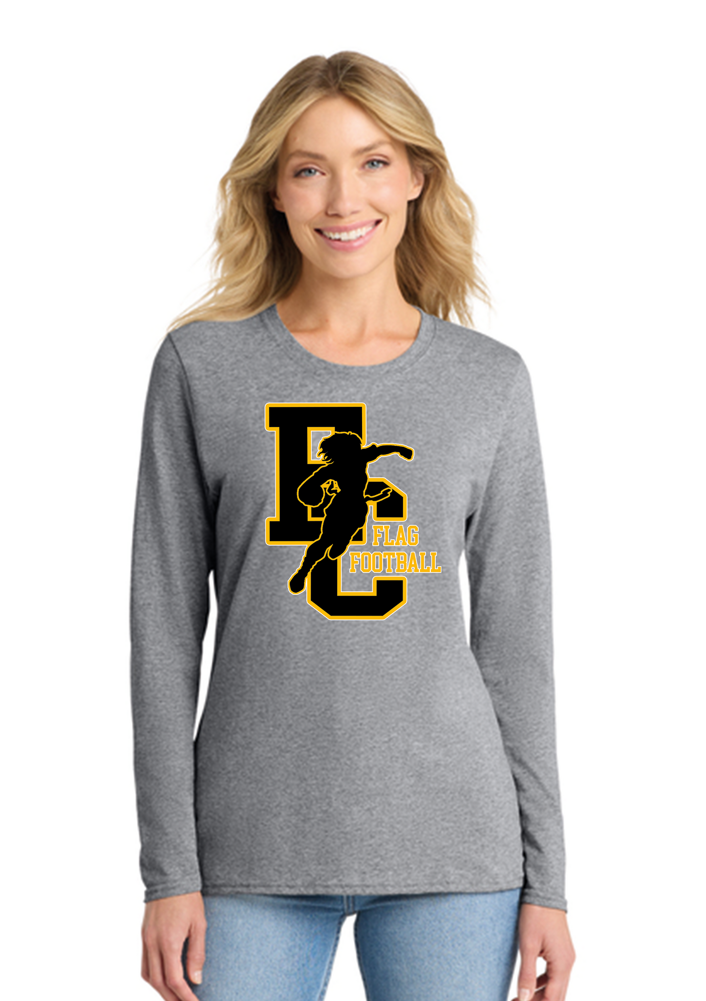 El Capitan Port & Co Women's Long Sleeve Core Cotton Tee