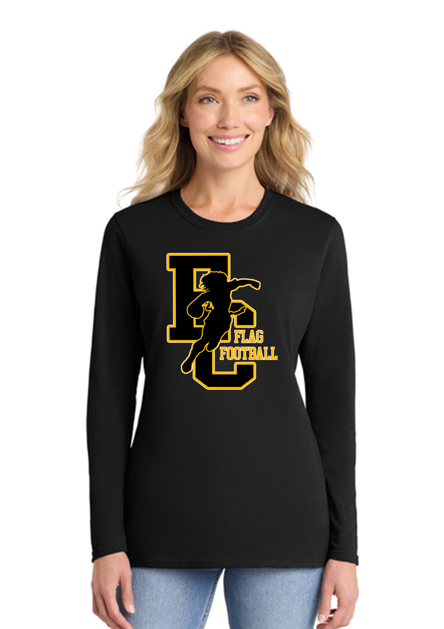 El Capitan Port & Co Women's Long Sleeve Core Cotton Tee