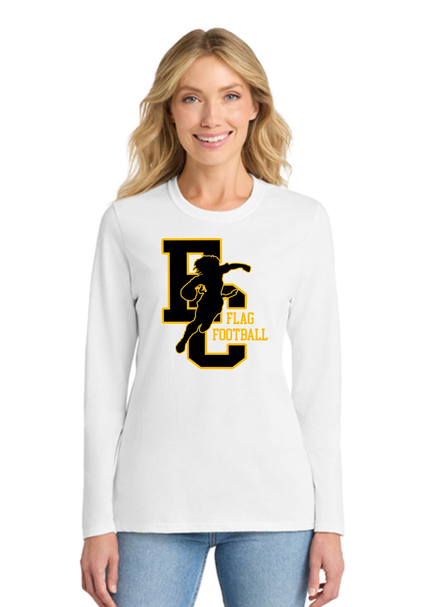 El Capitan Port & Co Women's Long Sleeve Core Cotton Tee