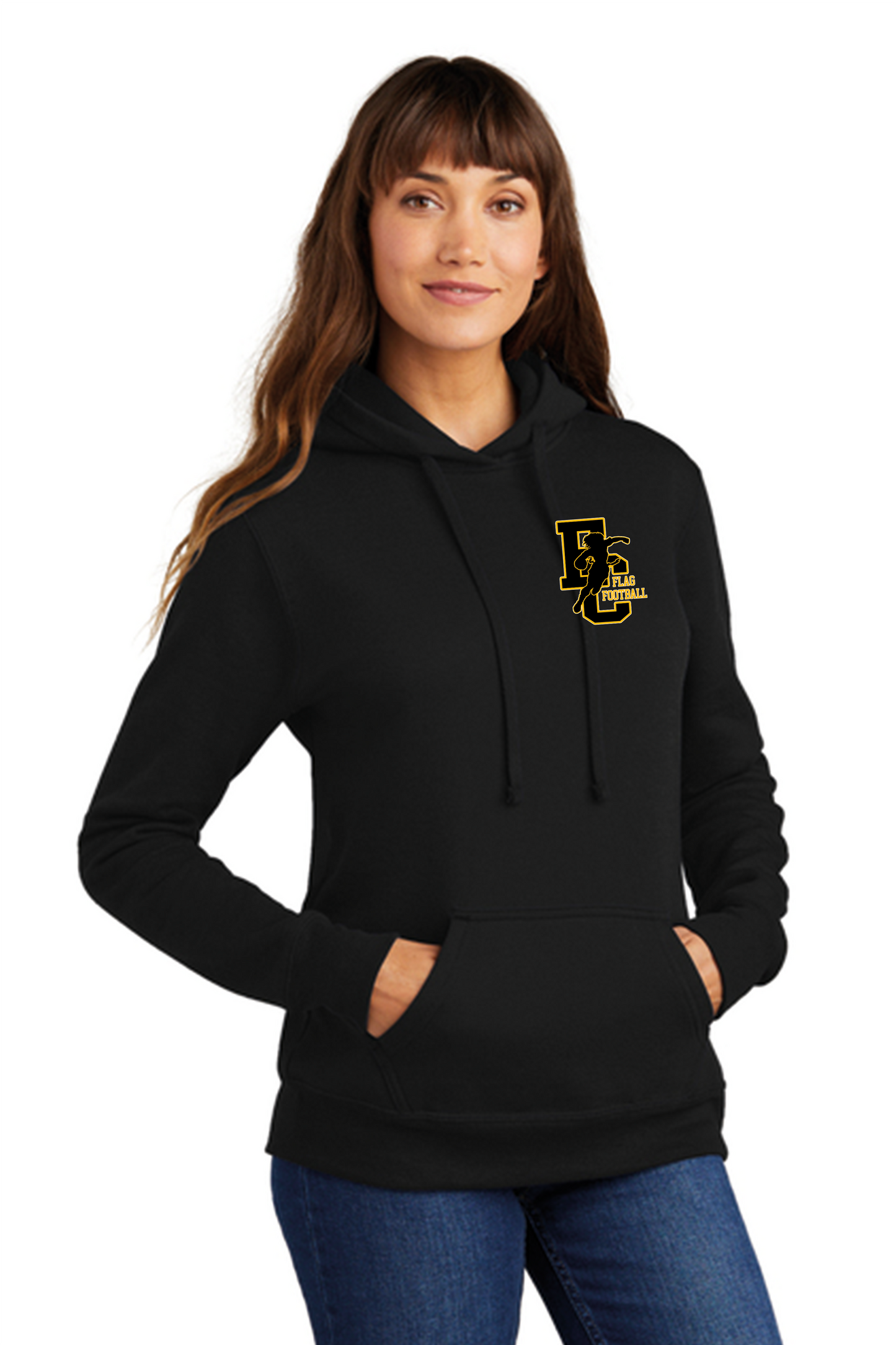 El Capitan Port & Co Women's Core Fleece Pullover Hooded Sweatshirt