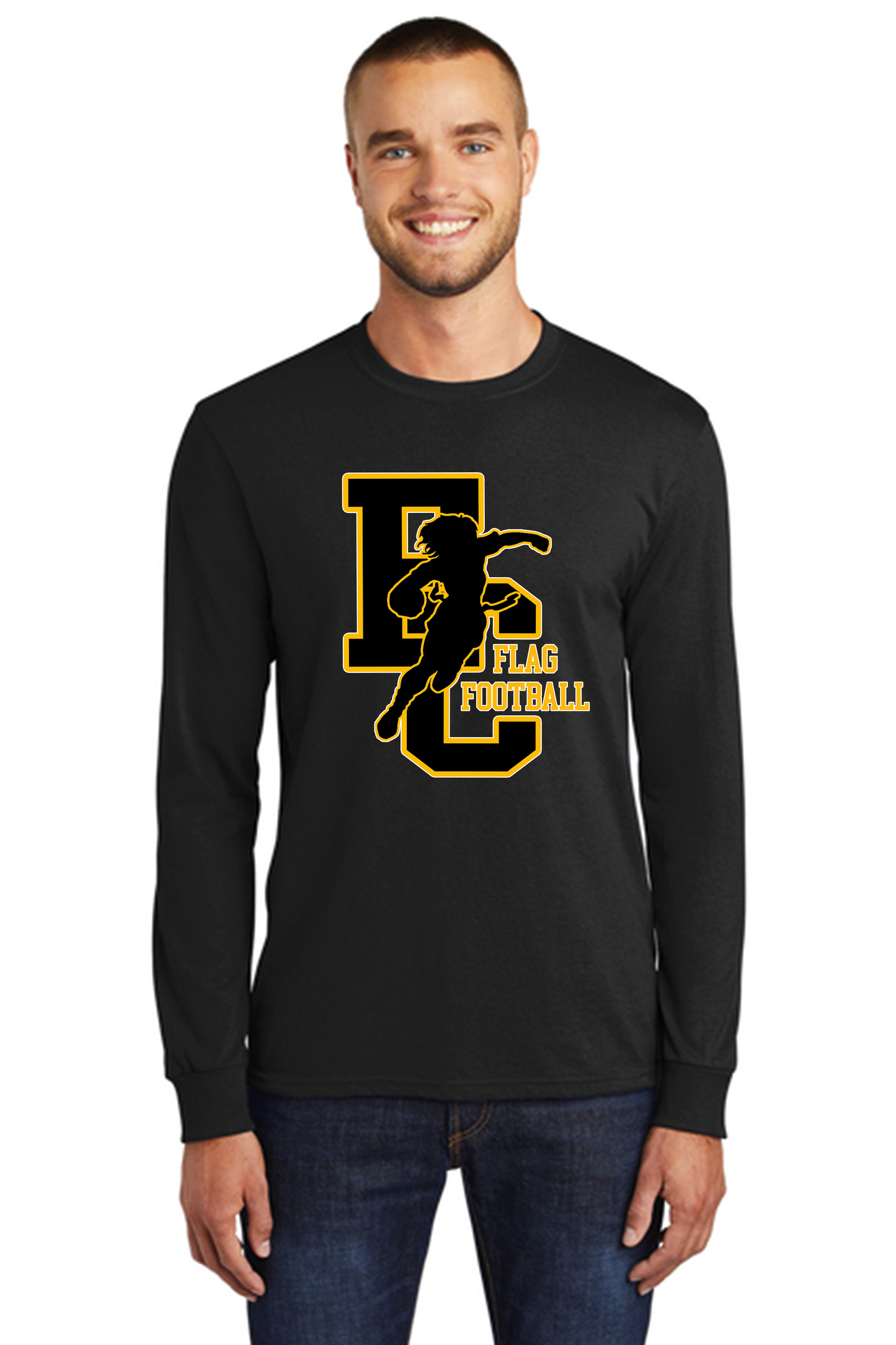 El Capitan Port & Co Long Sleeve Core Blend Tee