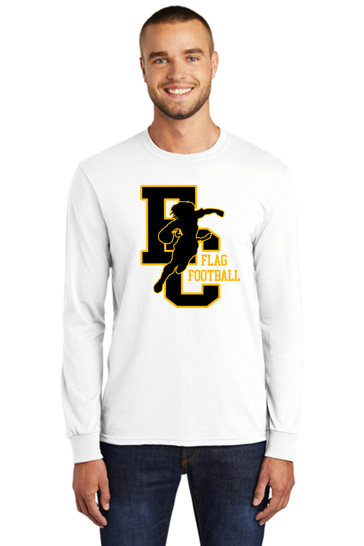 El Capitan Port & Co Long Sleeve Core Blend Tee