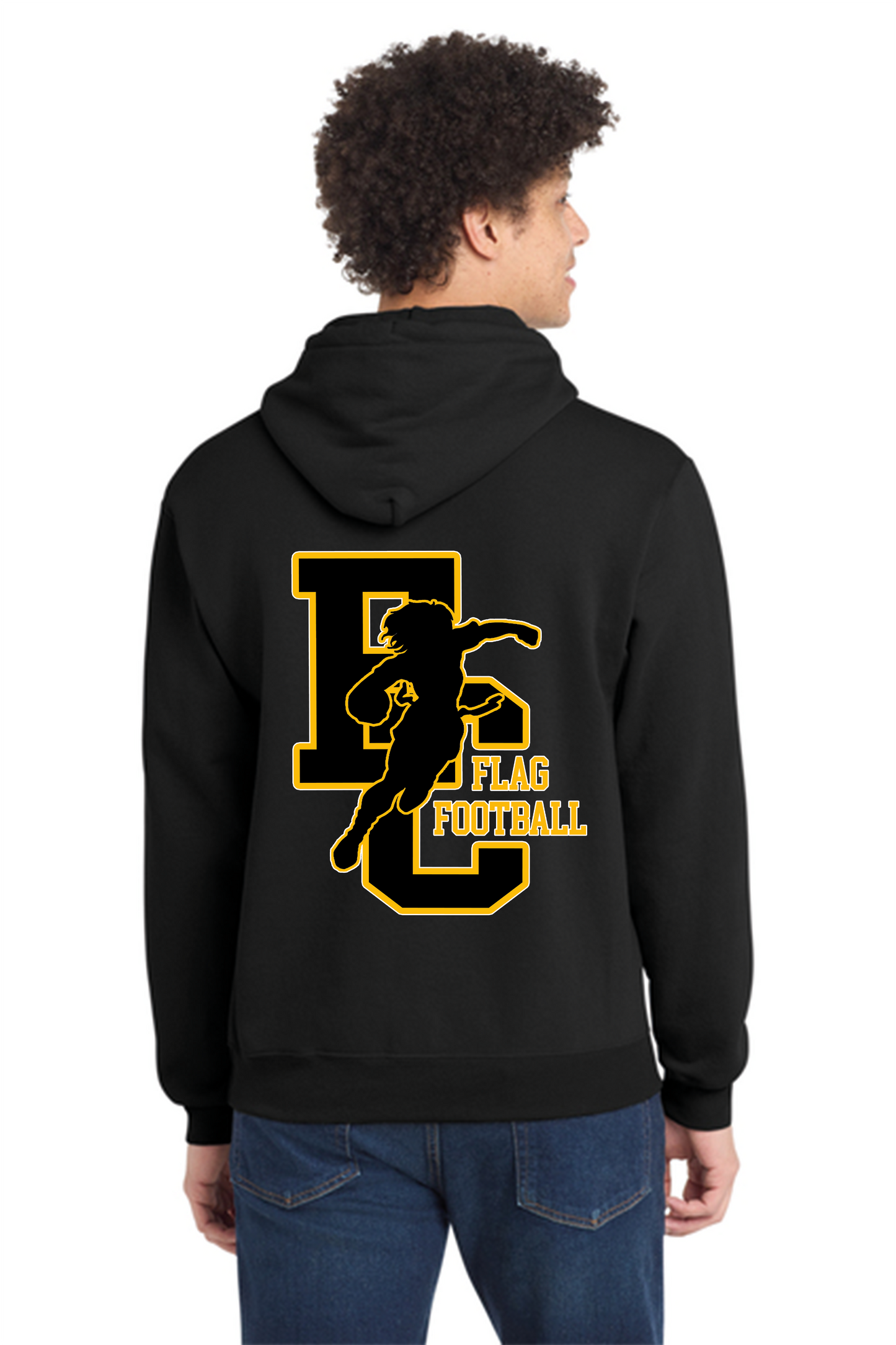 El Capitan Port & Co Core Fleece Pullover Hooded Sweatshirt