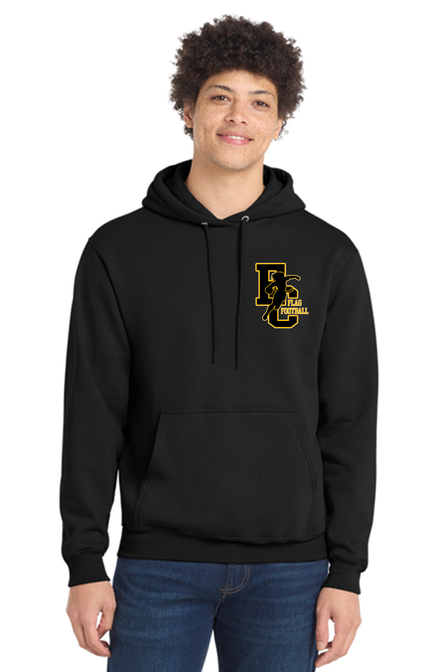 El Capitan Port & Co Core Fleece Pullover Hooded Sweatshirt