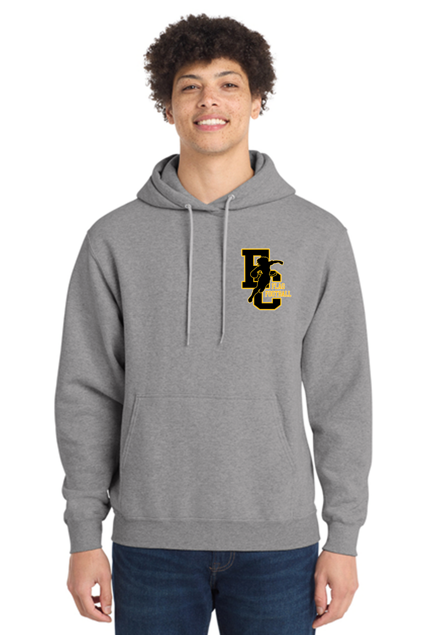El Capitan Port & Co Core Fleece Pullover Hooded Sweatshirt
