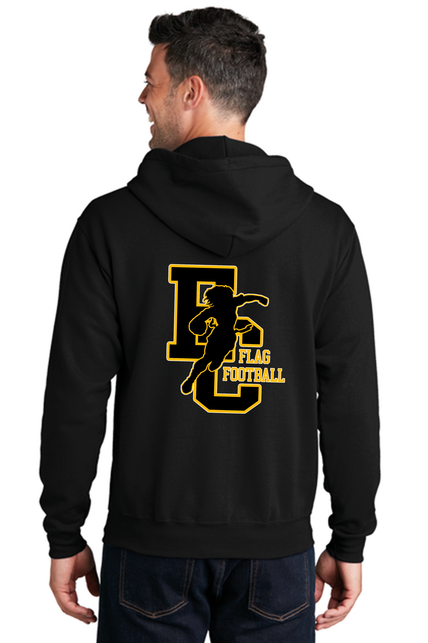 El Capitan Port & Co Core Fleece Full-Zip Hooded Sweatshirt