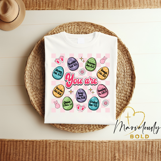 You Are (Bible Verses) DTF Print