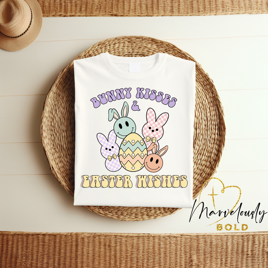 Bunny Kisses and Easter Wishes DTF Print