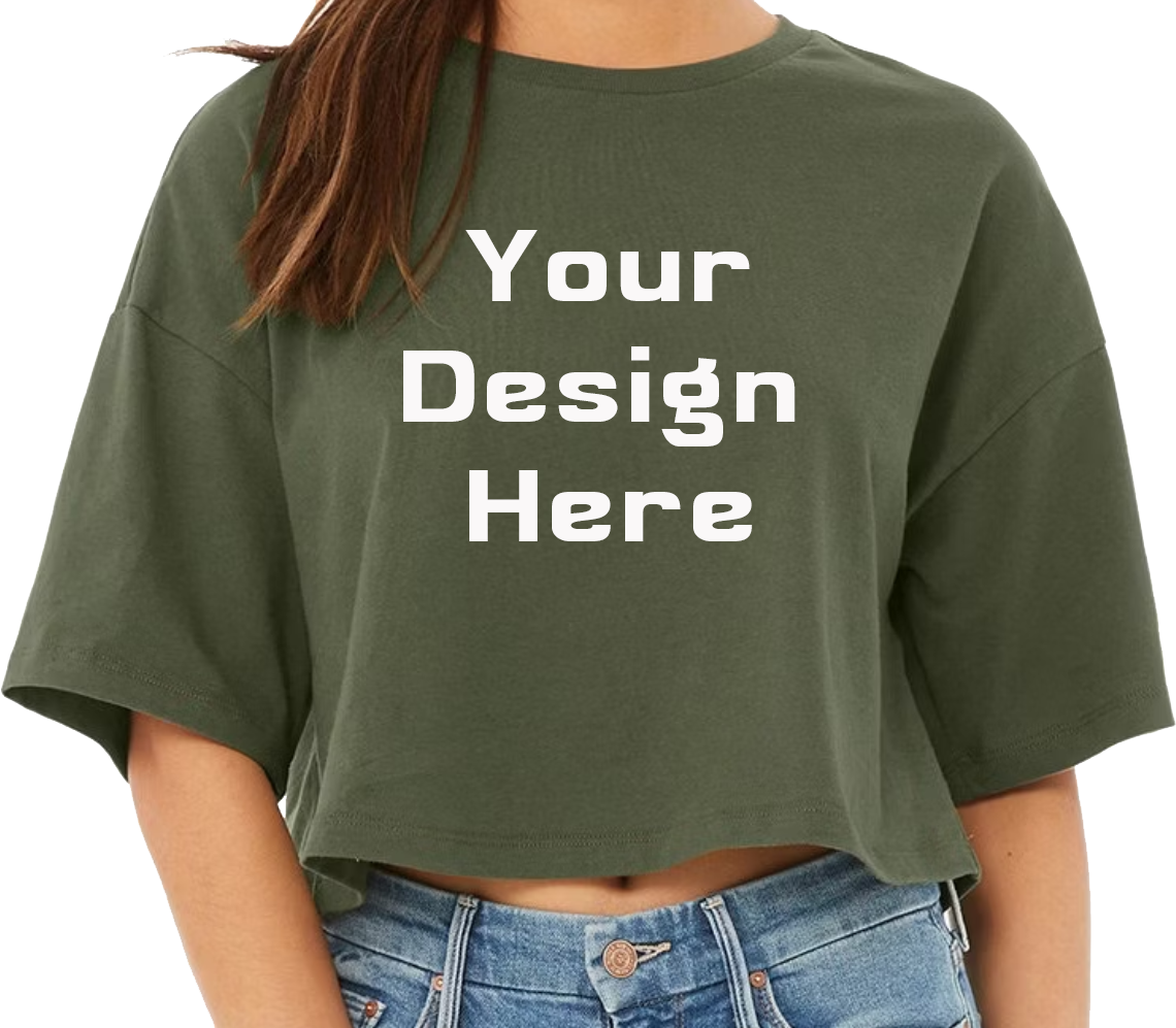 Custom Design Cropped t-shirt