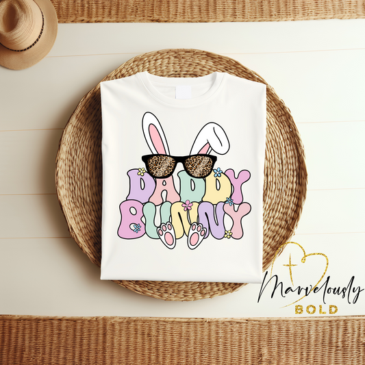 Daddy Bunny DTF Print