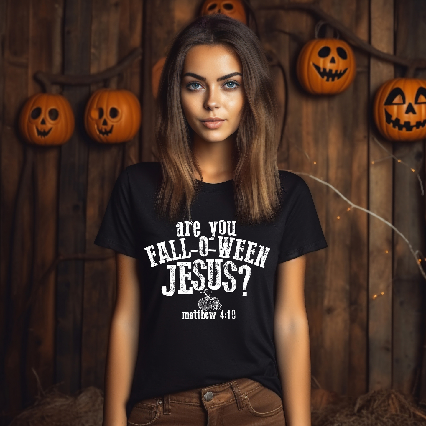 Fall-O-Ween Jesus - White Font