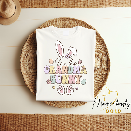 Grandma Bunny DTF Print